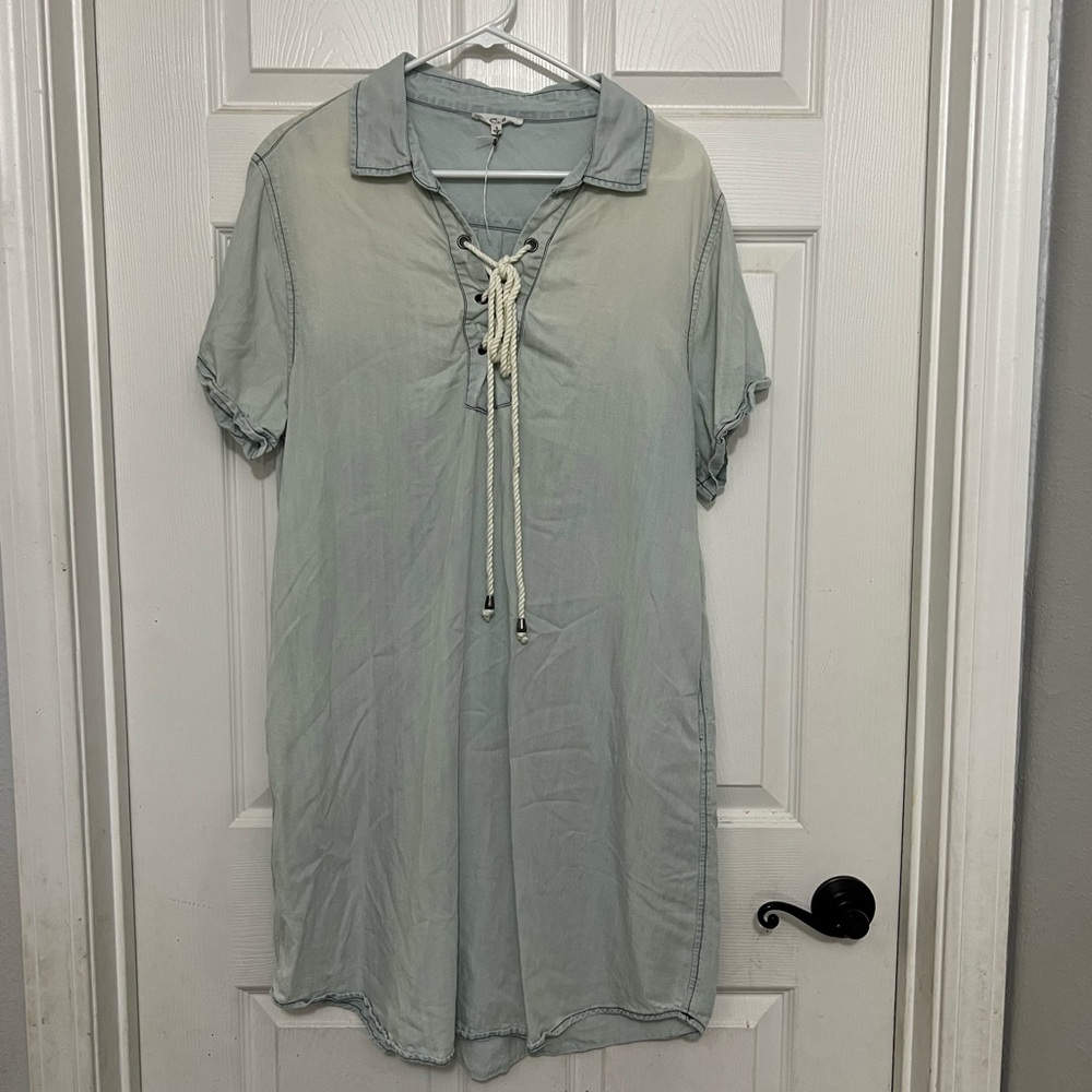 Easel Anthropologie 100% Tencil Dress with Pockets Size S
